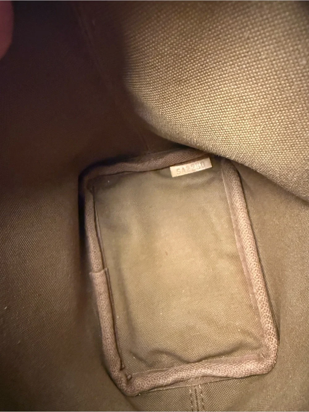 Authentic Louis Vuitton Monogram Nano Noe Crossbody in Brown and Tan